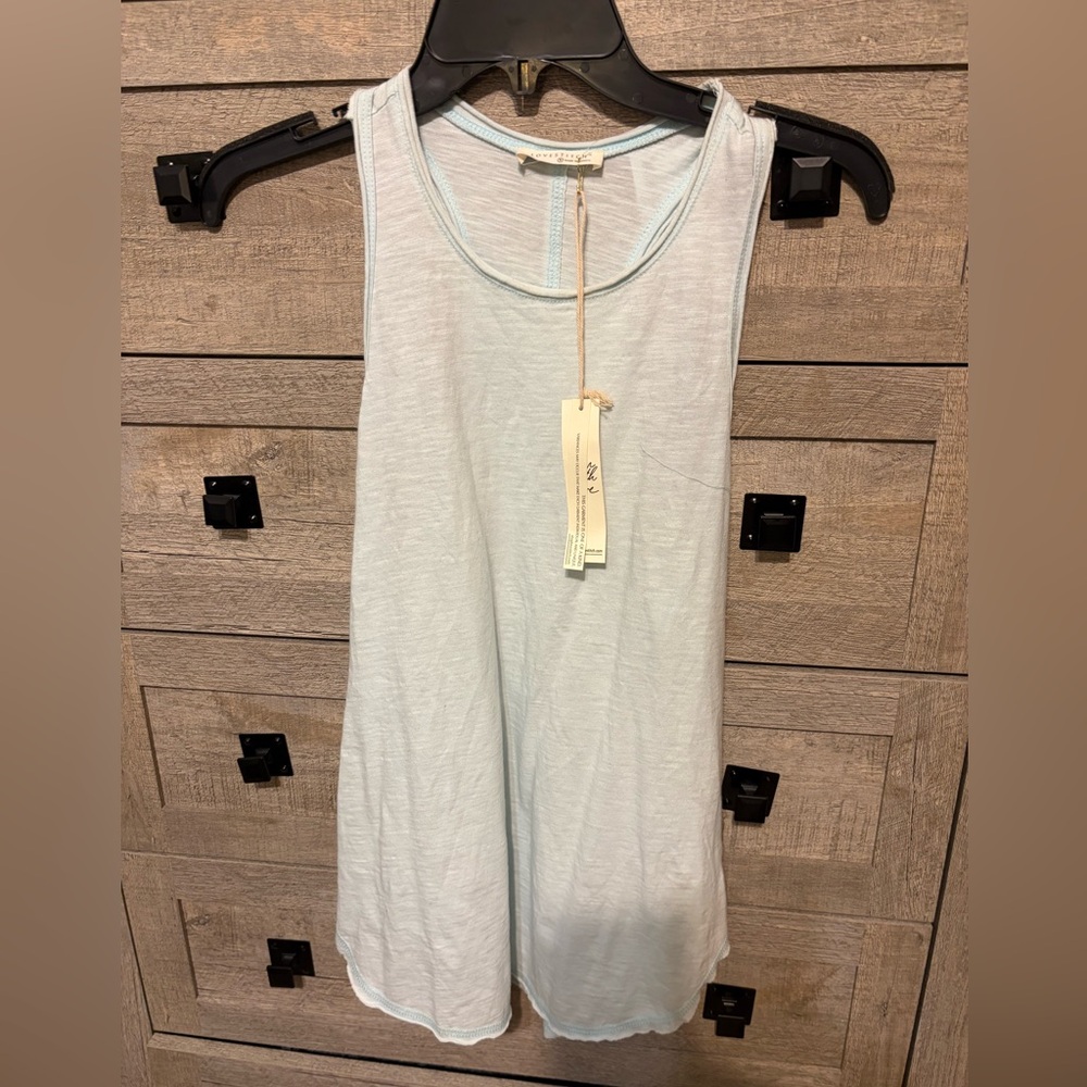 Light Blue Women's Sleeveless Tank Top. NWT